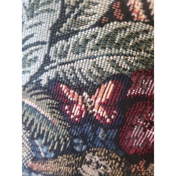 Safari Tapestry Throw Pillow Tiger Jungle 18x17” Elephant Jungle Brush - Picture 9 of 16